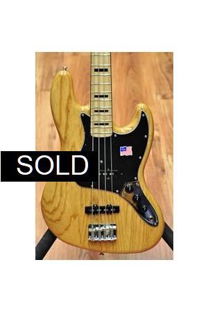 Fender American Vintage 1975 Jazz Bass Natural-MN Fender American Vintage 1975 Jazz Bass Natural-MN